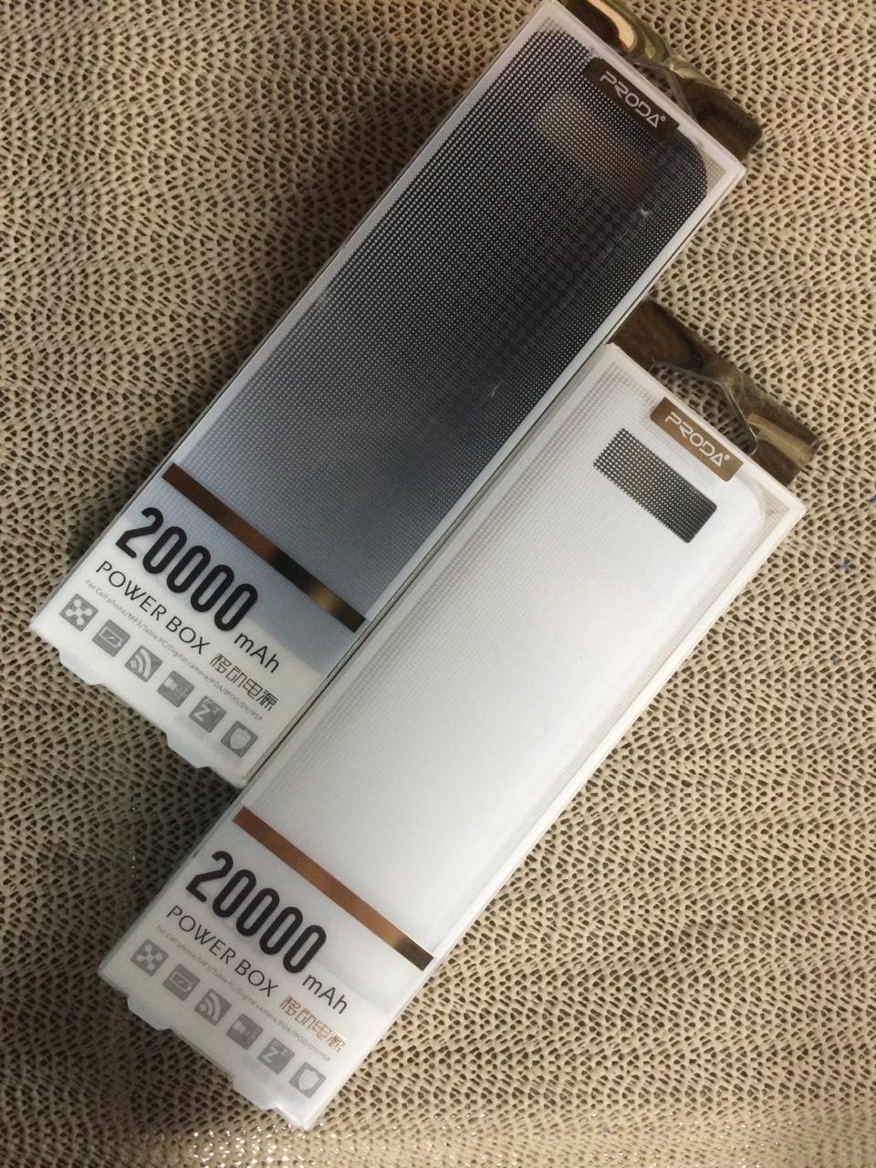 Remax Proda Power bank แบตสำรอง 20000 mAh มีจอ LCD 