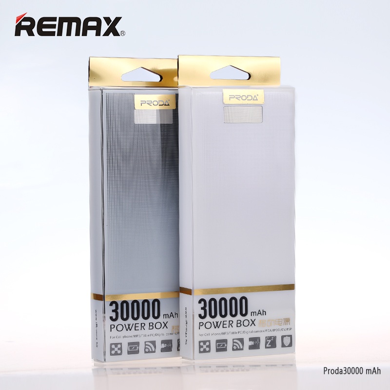 Remax Proda Power bank แบตสำรอง 30000 mAh มีจอ LCD 