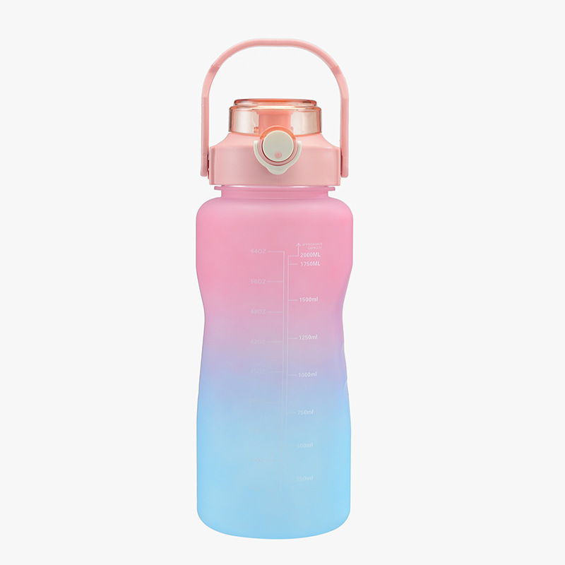 ขวดน้ำ2ลิตร สีพาลเทล รับสกรีน รับผลิตแก้วพลาสติก แก้วน้ำ แก้วน้ำแบบใสมีฝาปิด