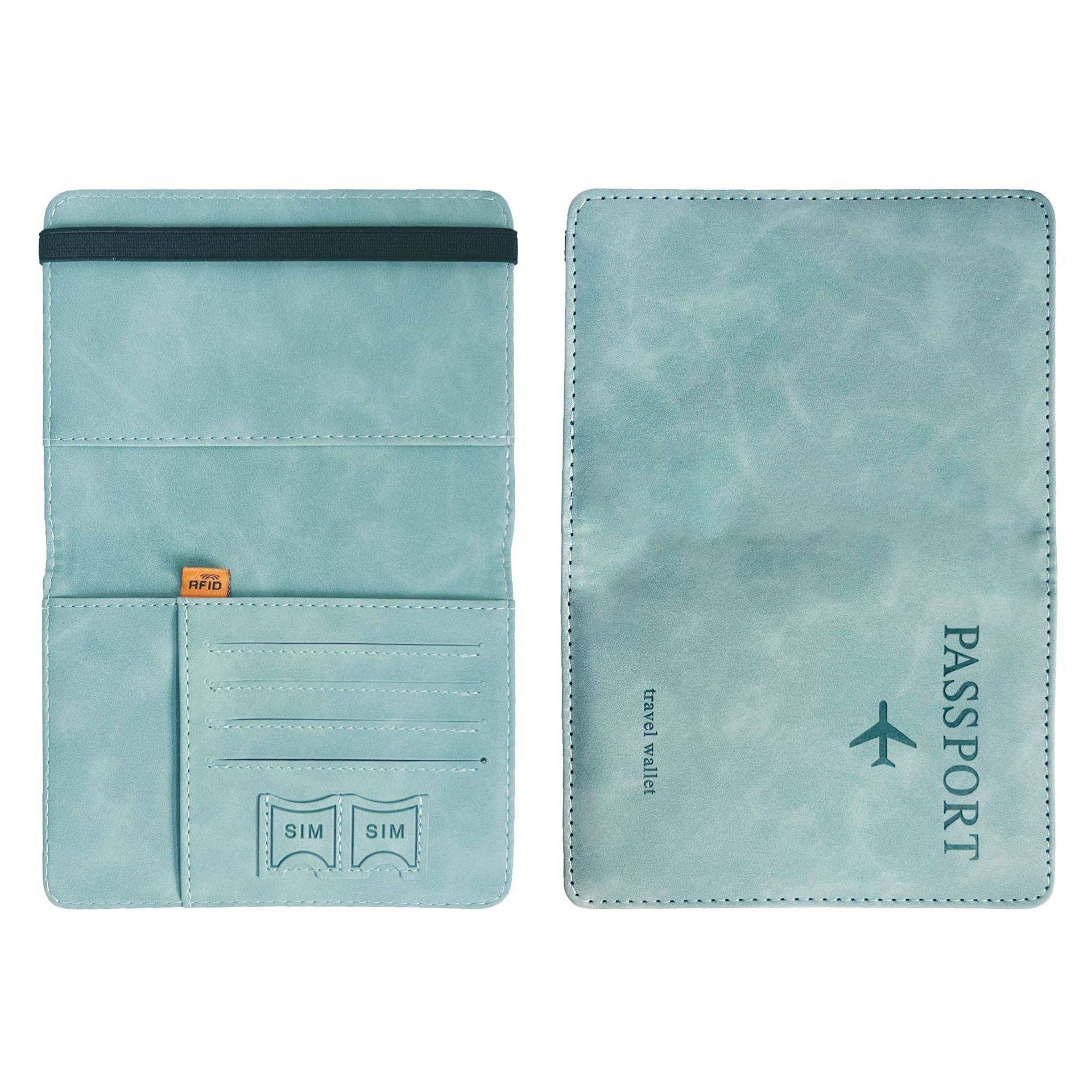 รับผลิต รับสกรีนโลโก้ ปกพาสสปอร์ต กระเป๋าใส่พาสสปอร์ต ซองหนังสือเดินทาง จัดเก็บ Passport ซองใส่บัตร วัสดุหนัง PU มี RFID Safe