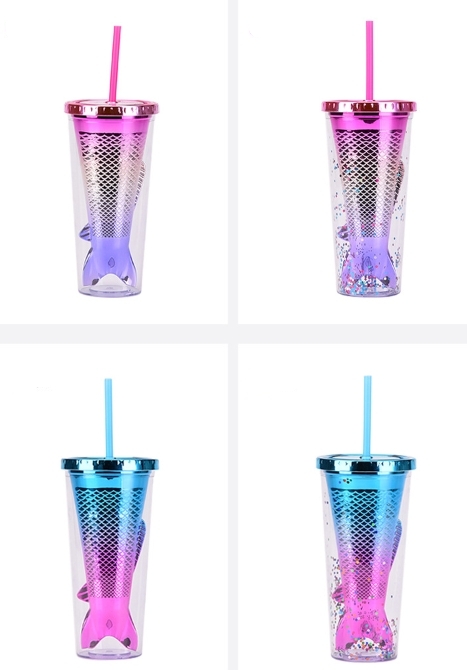 แก้วเก็บความเย็น กระบอกน้ำ แก้วน้ำ แก้วน้ำแบบใส ทรงคริสตัล ขนาด 20oz