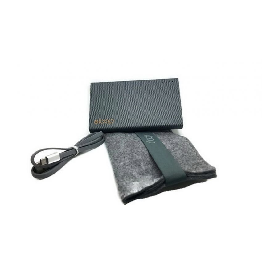 แบตเตอรี่สำรอง ELOOP รุ่น E12 ความจุ 11000 mAh ลายเคปล่า F