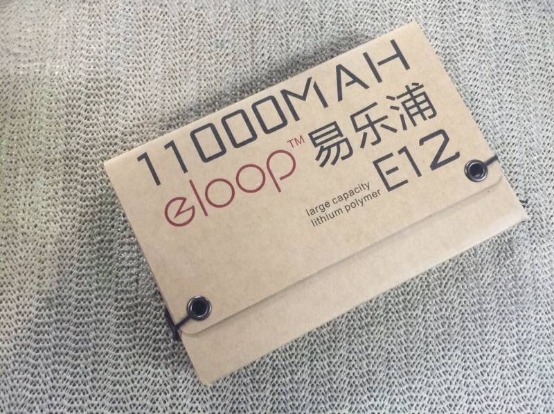 แบตเตอรี่สำรอง ELOOP รุ่น E12 ความจุ 11000 mAh ลายไม้