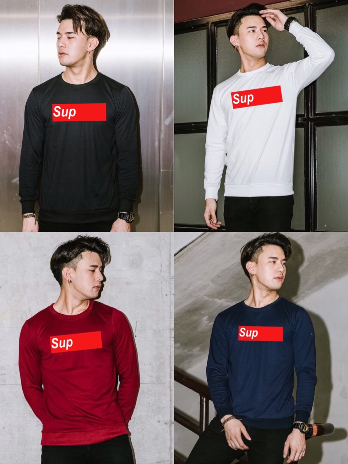 รับผลิตเสื้อแขนยาว เสื้อทีม เสื้อทำงาน เสื้อร้าน เสื้อออกกำลังกาย รับสกรีนเสื้อ รับทำเสื้อทีม รับทำชุดยูนิฟอร์ม