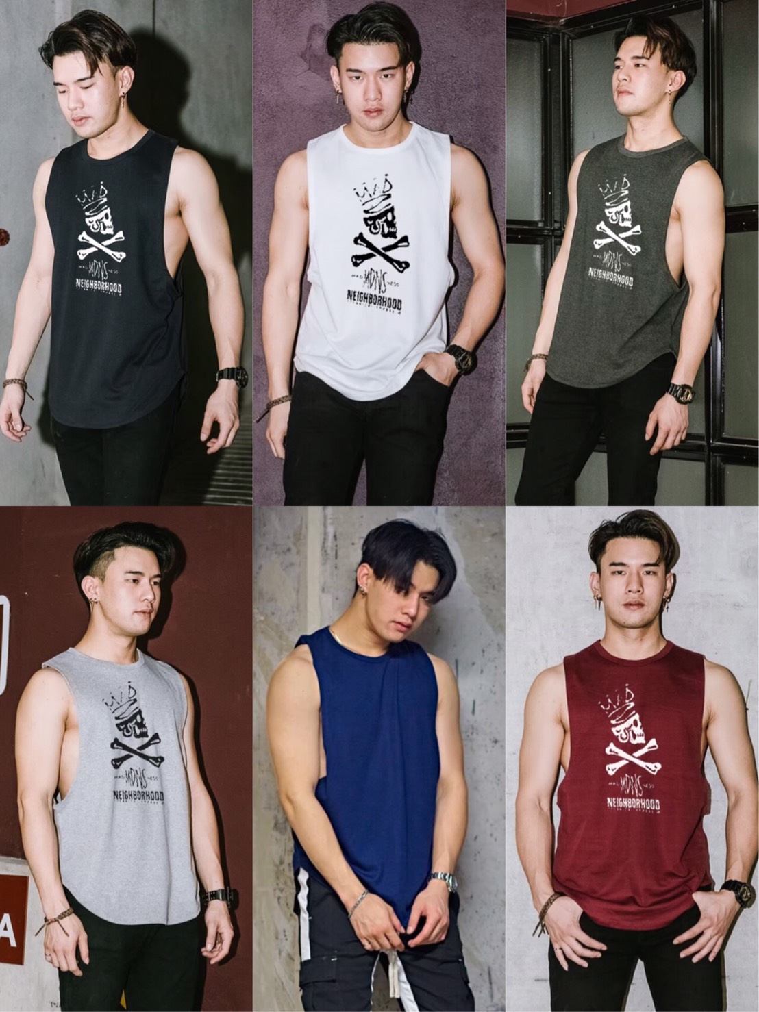 รับผลิตเสื้อกล้าม เสื้อออกกำลังกาย รับสกรีนเสื้อ รับทำเสื้อทีม รับทำชุดยูนิฟอร์ม