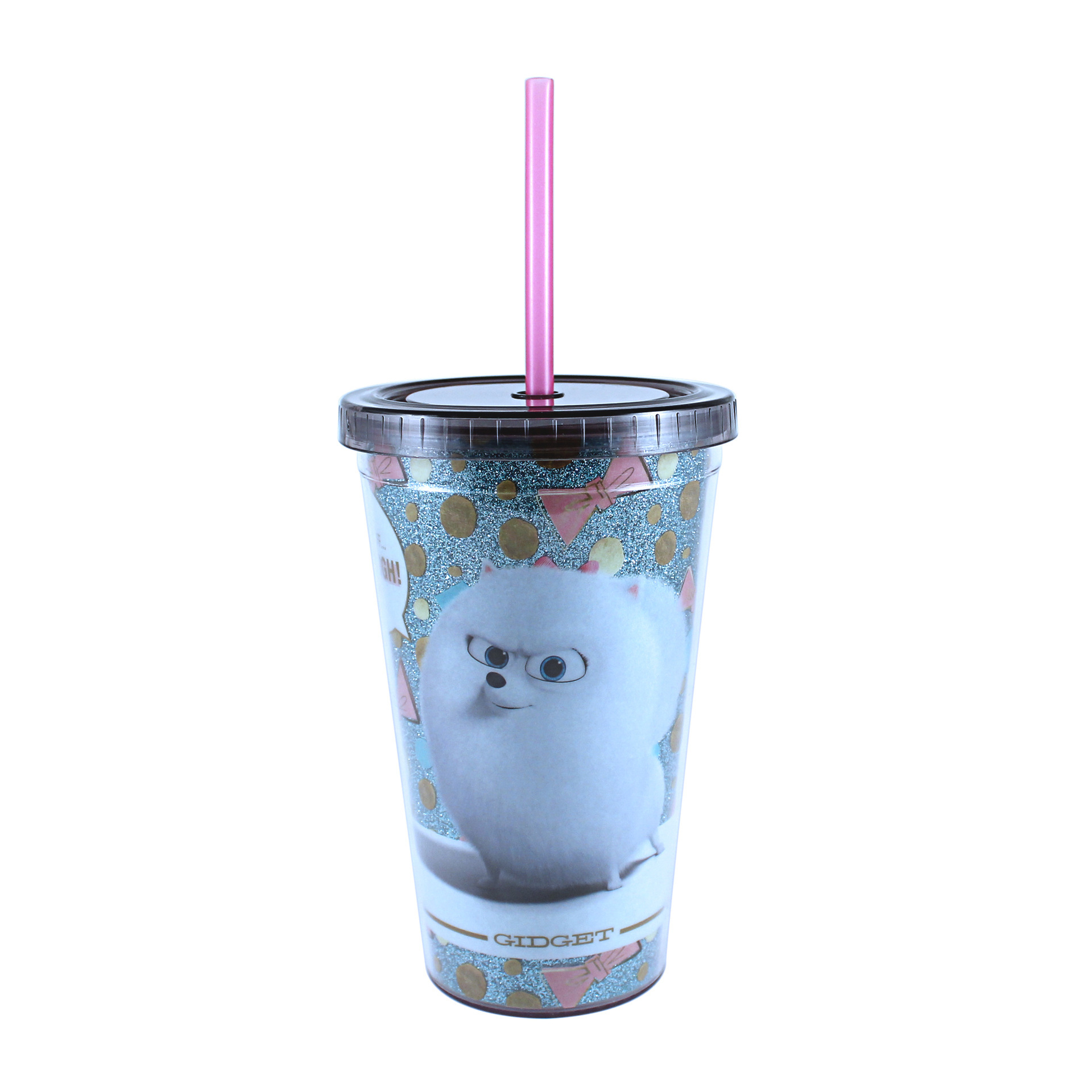 แก้วพลาสติก2ชั้น 16oz แก้วน้ำลายดอก แก้วดอกไม้ แก้วเก็บความเย็น กระบอกน้ำ แก้วน้ำ แก้วน้ำแบบใส ทรงคริสตัล