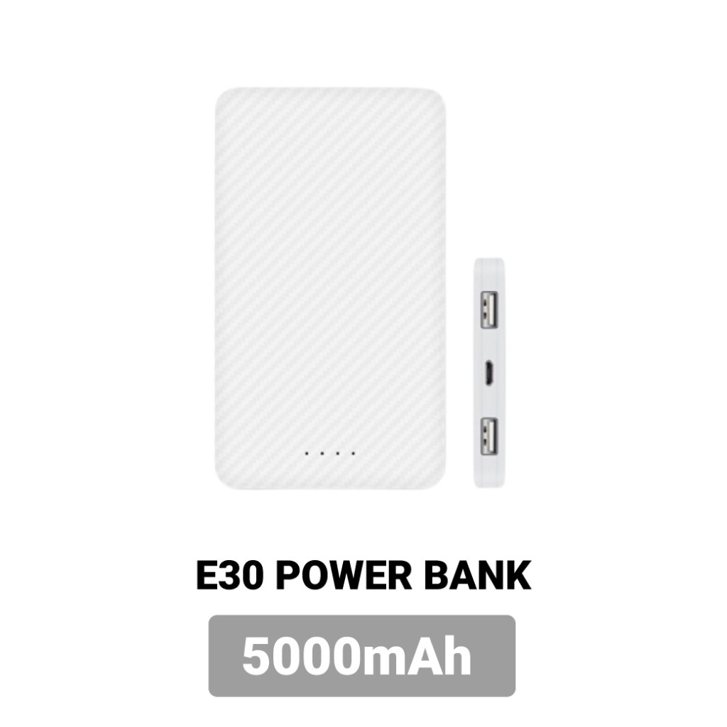 รับสกรีน powerbank แบตสำรอง  5000mAh Orsen by Eloop E30 แบตสำรอง PowerBank ของแท้ 100% เพาเวอร์แบงค์
