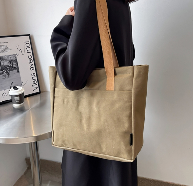 รับผลิตกระเป๋าใส่หนังสือ กระเป๋าใส่ทุกอย่าง แบบหนา รับสกรีนโลโก้กระเป๋า ความจุขนาดใหญ่ กระเป๋าเก็บความเย็น ถุงใสพับได้ กระเป๋าช้อปปิ้ง กันน้ํา แบบพกพา ถุงผ้ากันน้ํา 