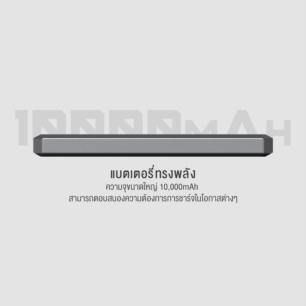 รับสกรีน powerbank แบตสำรอง10000mAh fast charge QC 3.0 | PD 20W Eloop E53 แบตสำรอง PowerBank ของแท้ 100% เพาเวอร์แบงค์ ชาร์จเร็ว Fast Quick Charge
