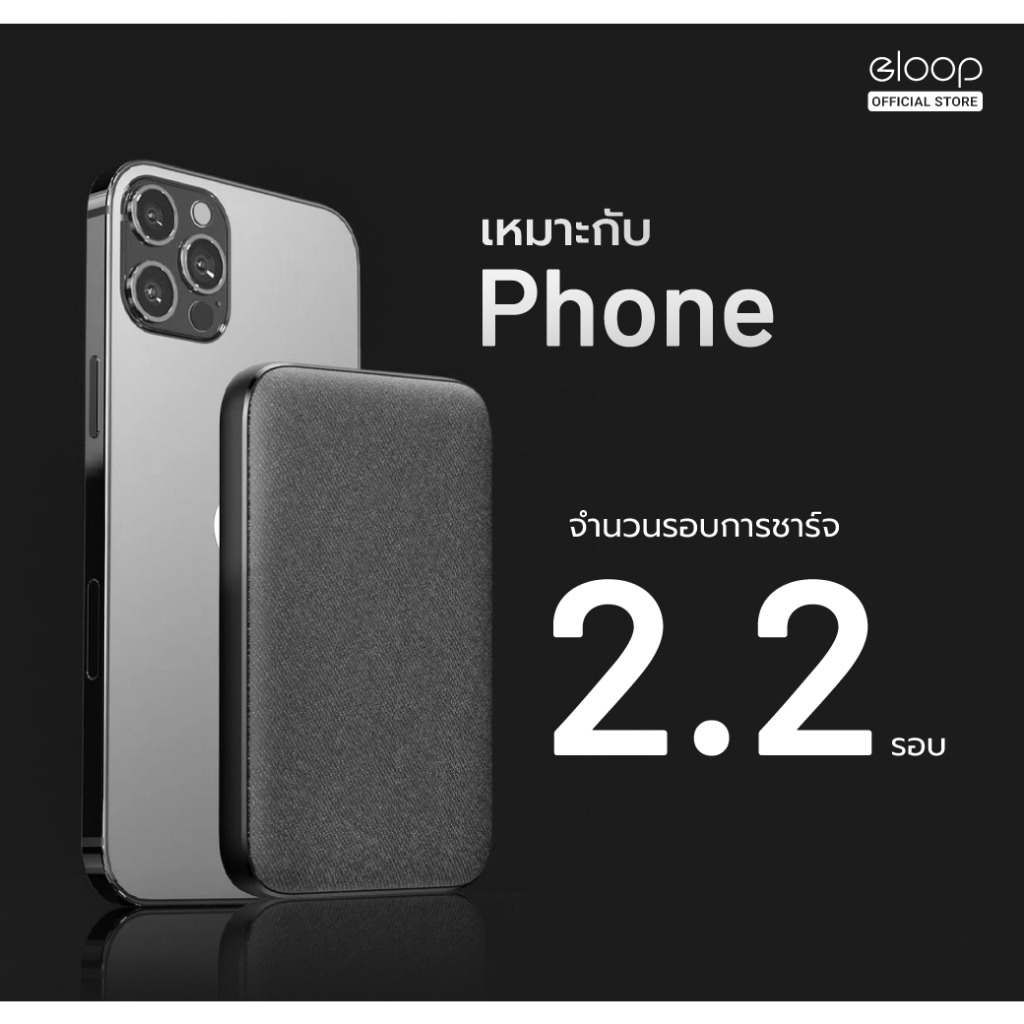 รับสกรีน powerbank แบตสำรอง10000mAh Eloop E49 แบตสำรอง 10000mAh QC 3.0 | PD 20W Power Bank ชาร์จเร็ว Fast Quick Charge