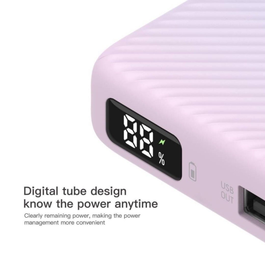 รับสกรีน powerbank แบตสำรอง 10000mAh Eloop E48 แบตสำรอง  Power Bank ชาร์จเร็ว Fast Quick Charge