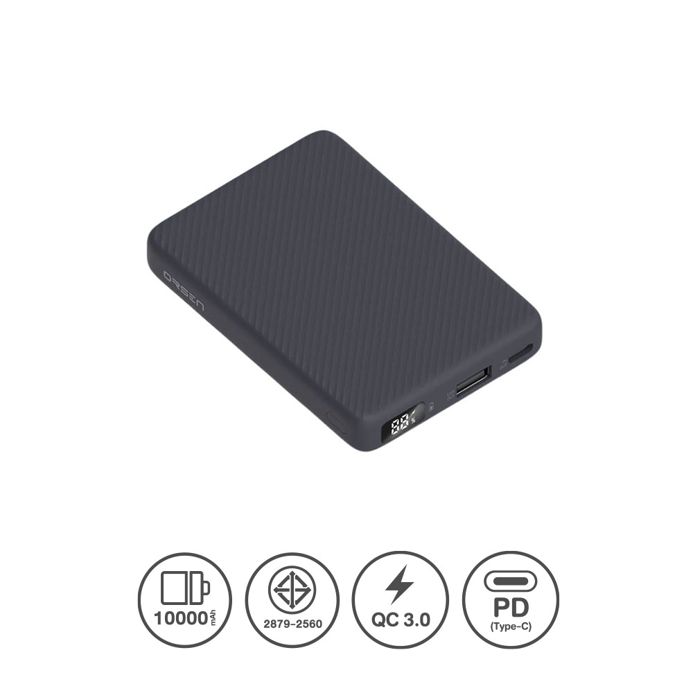 รับสกรีน powerbank แบตสำรอง 10000mAh Eloop E48 แบตสำรอง  Power Bank ชาร์จเร็ว Fast Quick Charge