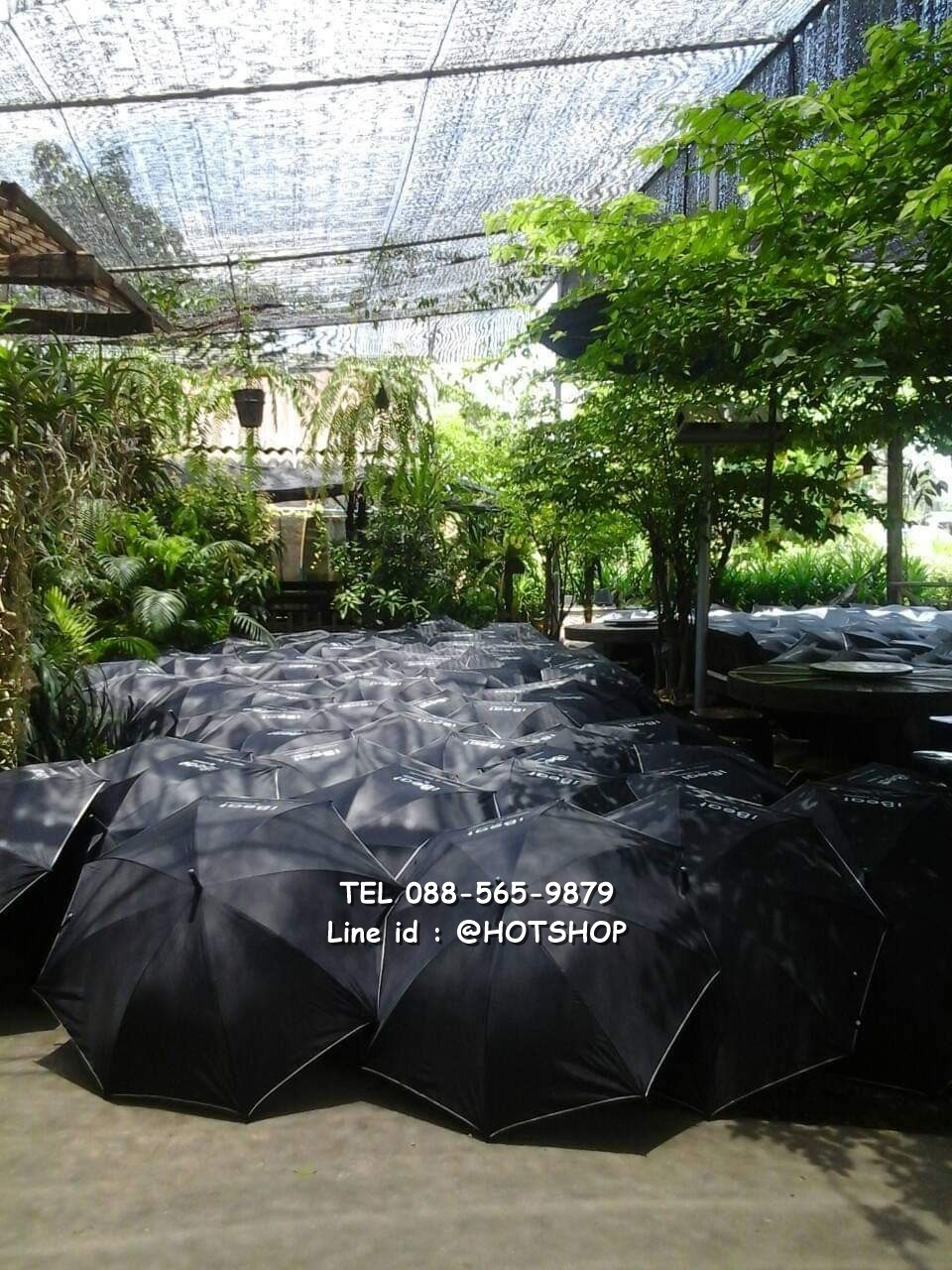 รับสกรีนร่ม รับผลิตร่ม ขายส่งร่ม ร่มสีดำ ร่มแจก ร่มแถม 