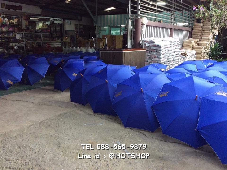 รับสกรีนร่ม รับผลิตร่ม ขายส่งร่ม ร่มสีน้ำเงิน ร่มกระต่าย ร่มแจก