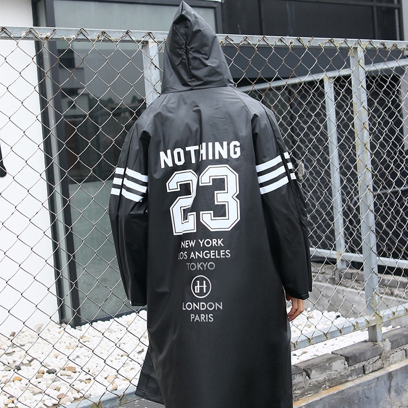 รับสกรีน รับผลิตเสื้อกันฝนยาวเต็มตัว กันน้ำ แฟชั่น เสื้อกันฝนยาว 