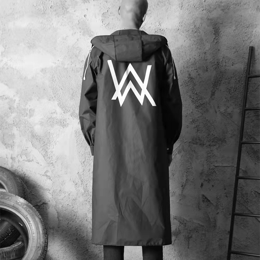 รับสกรีน รับผลิตเสื้อกันฝนยาวเต็มตัว กันน้ำ แฟชั่น เสื้อกันฝนยาว 