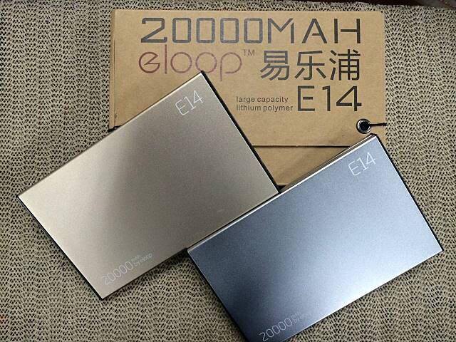 แบตเตอรี่สำรอง ELOOP รุ่น E14 ความจุ 20000 mAh + ถุงผ้า+สายชาร์ต+หัวชาร์ต