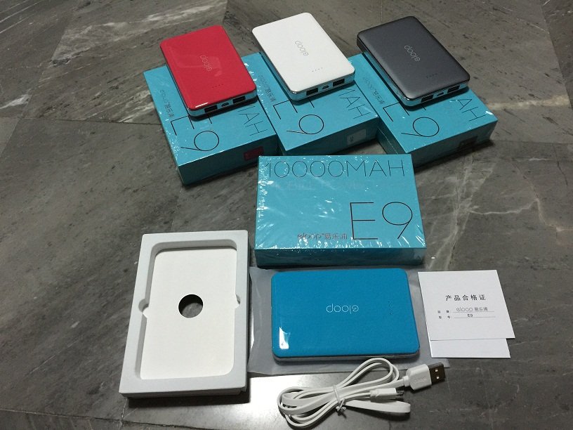 แบตเตอรี่สำรอง ELOOP รุ่น E9 ความจุ 10000 mAh