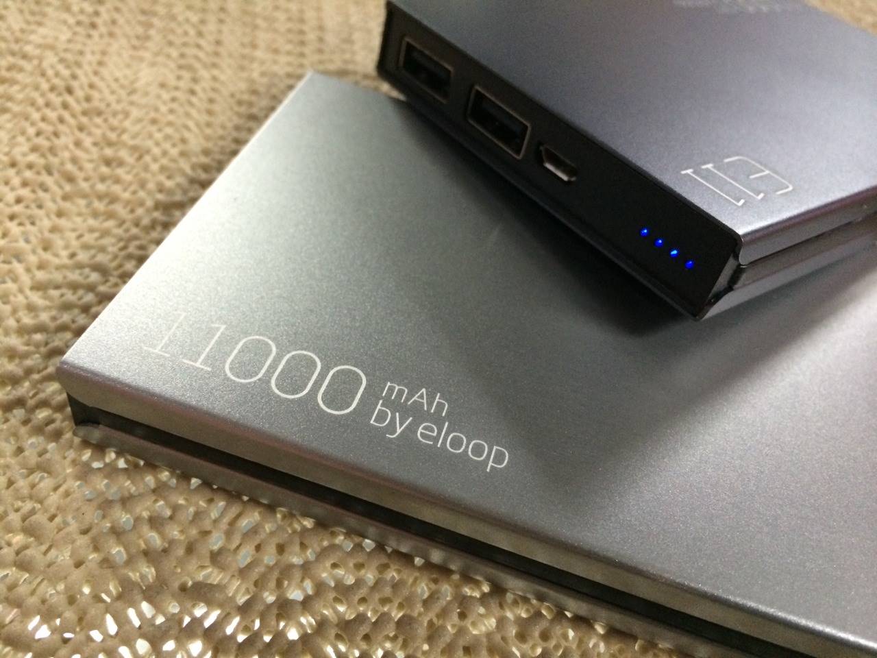แบตเตอรี่สำรอง ELOOP รุ่น E11 ความจุ 11000 mAh 