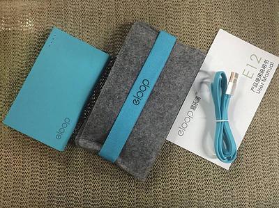 แบตเตอรี่สำรอง ELOOP รุ่น E12 ความจุ 11000 mAh 