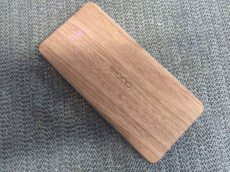 แบตเตอรี่สำรอง ELOOP รุ่น E13 ความจุ 13000 mAh ลายไม้