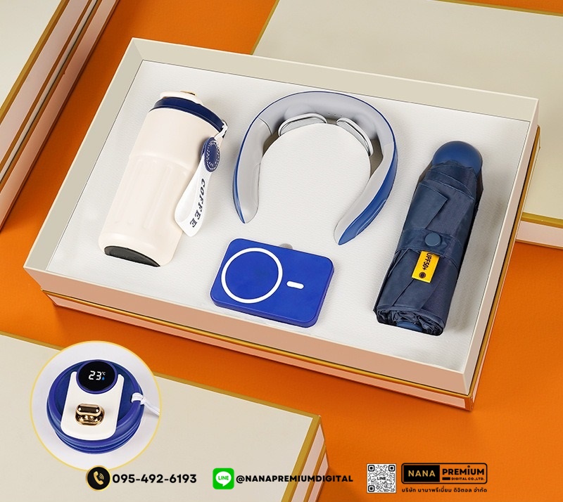 giftset ชุดกิ๊ฟเซ็ท ชุดของขวัญ แบตสำรอง เครื่องนวด แก้วน้ำ รับสกรีนโลโก้แก้วน้ำเก็บความเย็น รับทำโลโก้ โรงงานของพรีเมี่ยม ของแจก