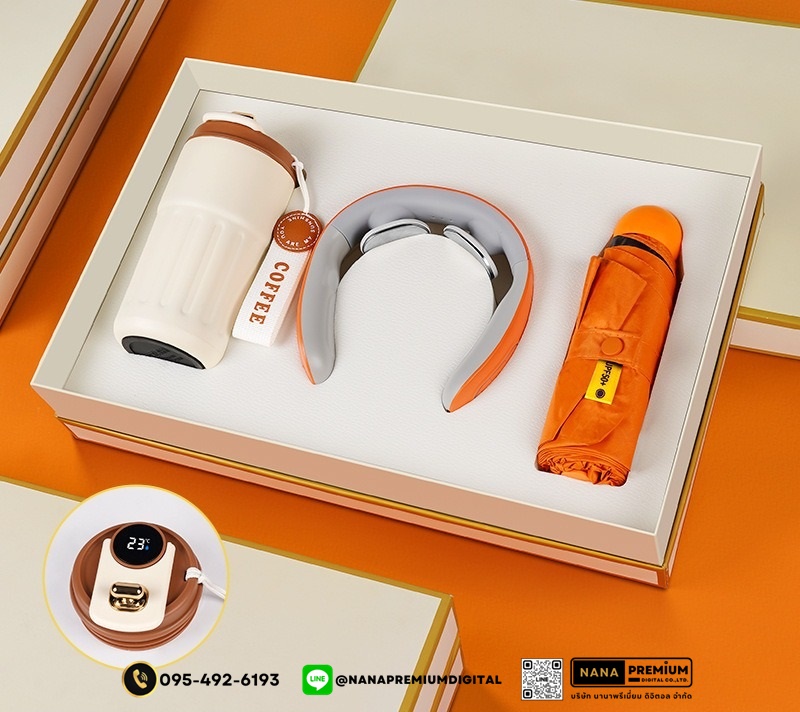 giftset ชุดกิ๊ฟเซ็ท ชุดของขวัญ แบตสำรอง เครื่องนวด แก้วน้ำ รับสกรีนโลโก้แก้วน้ำเก็บความเย็น รับทำโลโก้ โรงงานของพรีเมี่ยม ของแจก