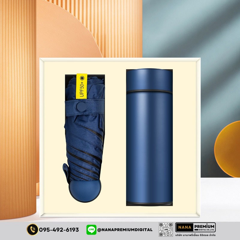 ชุดแก้วพร้อมกล่อง giftset รับสกรีนโลโก้แก้วน้ำเก็บความเย็น และชุดกรรไกรตัดเล็บ รับทำโลโก้ โรงงานผลิตกล่องของขวัญ