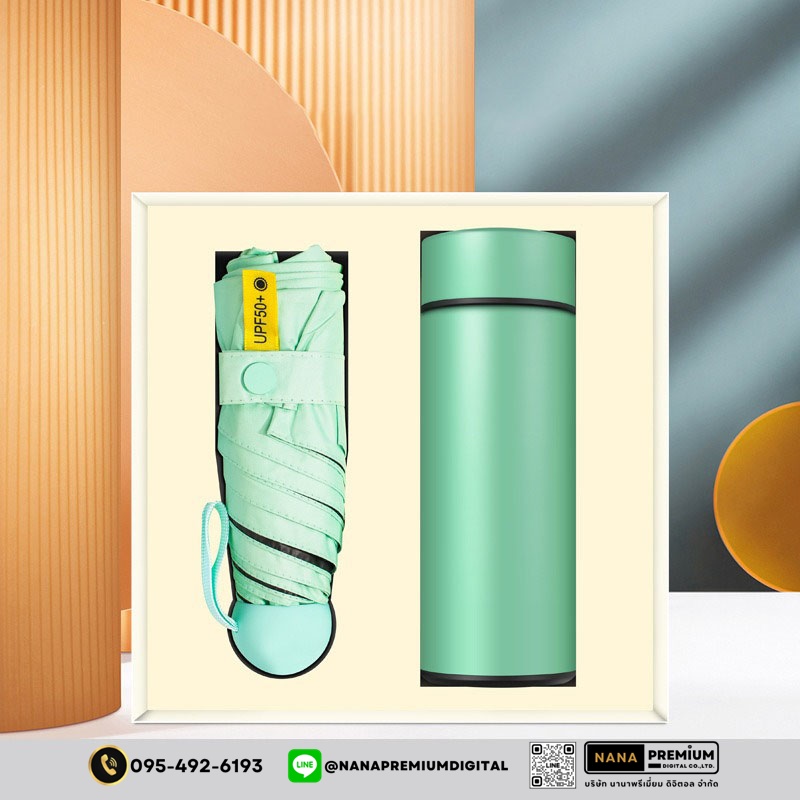 ชุดแก้วพร้อมกล่อง giftset รับสกรีนโลโก้แก้วน้ำเก็บความเย็น และชุดกรรไกรตัดเล็บ รับทำโลโก้ โรงงานผลิตกล่องของขวัญ