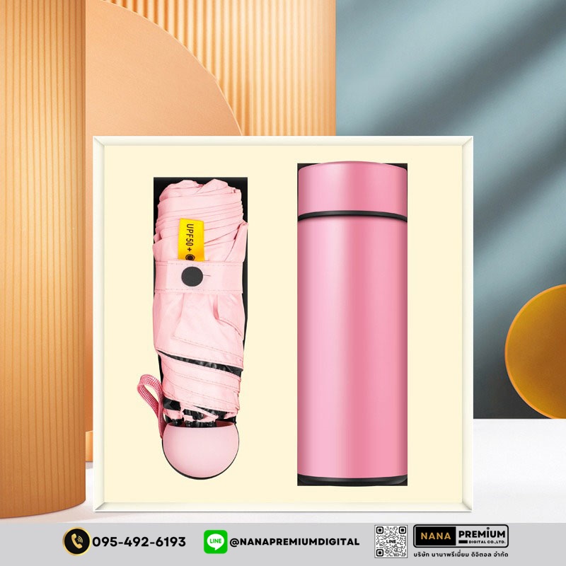 ชุดแก้วพร้อมกล่อง giftset รับสกรีนโลโก้แก้วน้ำเก็บความเย็น และชุดกรรไกรตัดเล็บ รับทำโลโก้ โรงงานผลิตกล่องของขวัญ