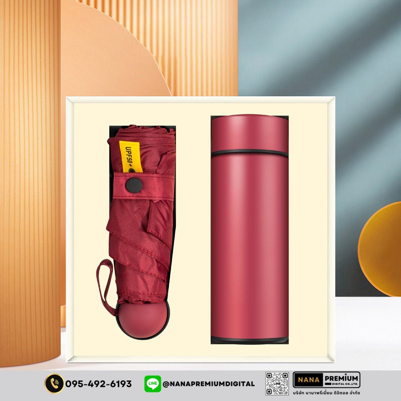 ชุดแก้วพร้อมกล่อง giftset รับสกรีนโลโก้แก้วน้ำเก็บความเย็น และชุดกรรไกรตัดเล็บ รับทำโลโก้ โรงงานผลิตกล่องของขวัญ