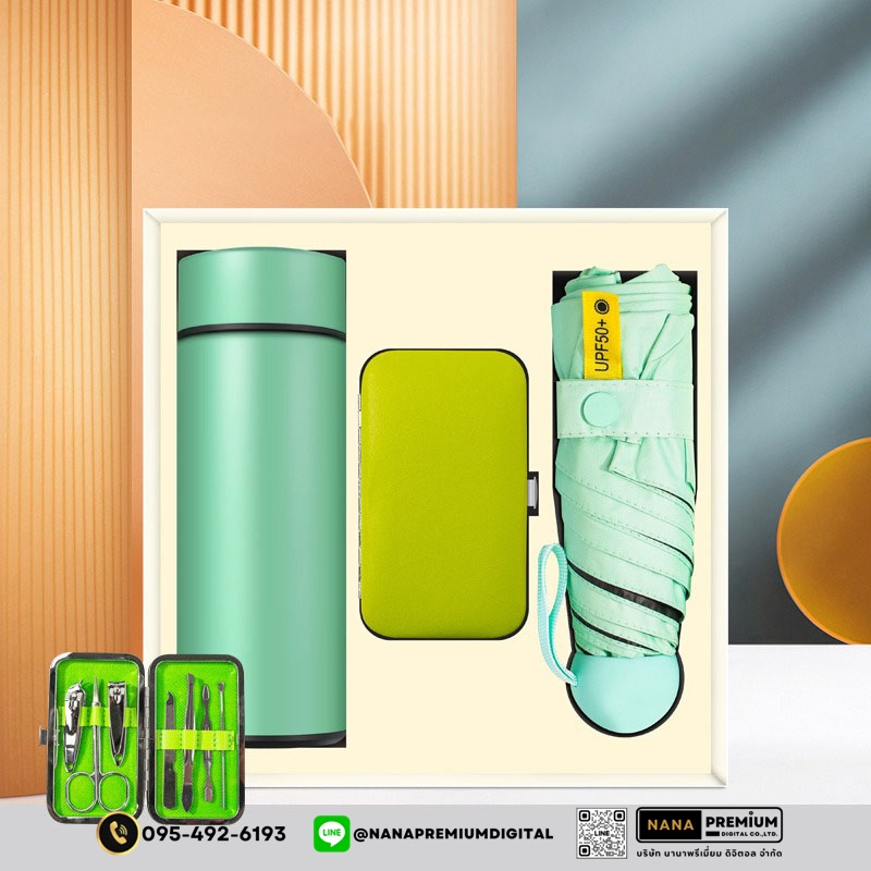 ชุดแก้วพร้อมกล่อง giftset 3 ชิ้น รับสกรีนโลโก้แก้วน้ำเก็บความเย็น รับทำโลโก้ โรงงานของพรีเมี่ยม ของแจก