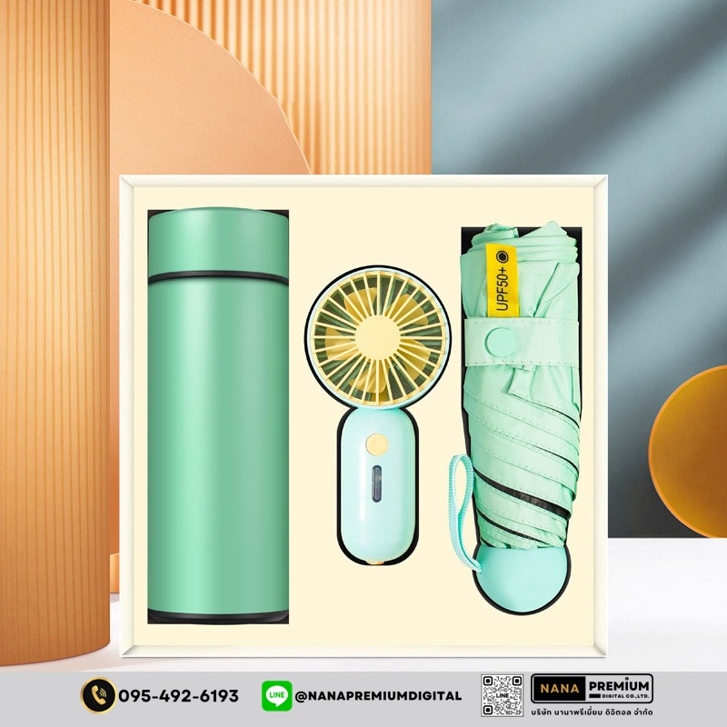 ชุดแก้วพร้อมกล่อง giftset 3 ชิ้น รับสกรีนโลโก้แก้วน้ำเก็บความเย็น รับทำโลโก้ โรงงานของพรีเมี่ยม ของแจก