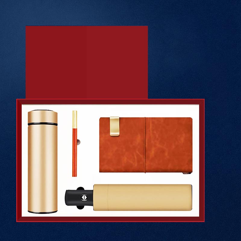 รับสกรีน รับผลิต ชุดของขวัญ ชุดกิ๊ฟเซ็ต giftset กระบอกน้ำ+ร่ม+สมุด+ปากกา