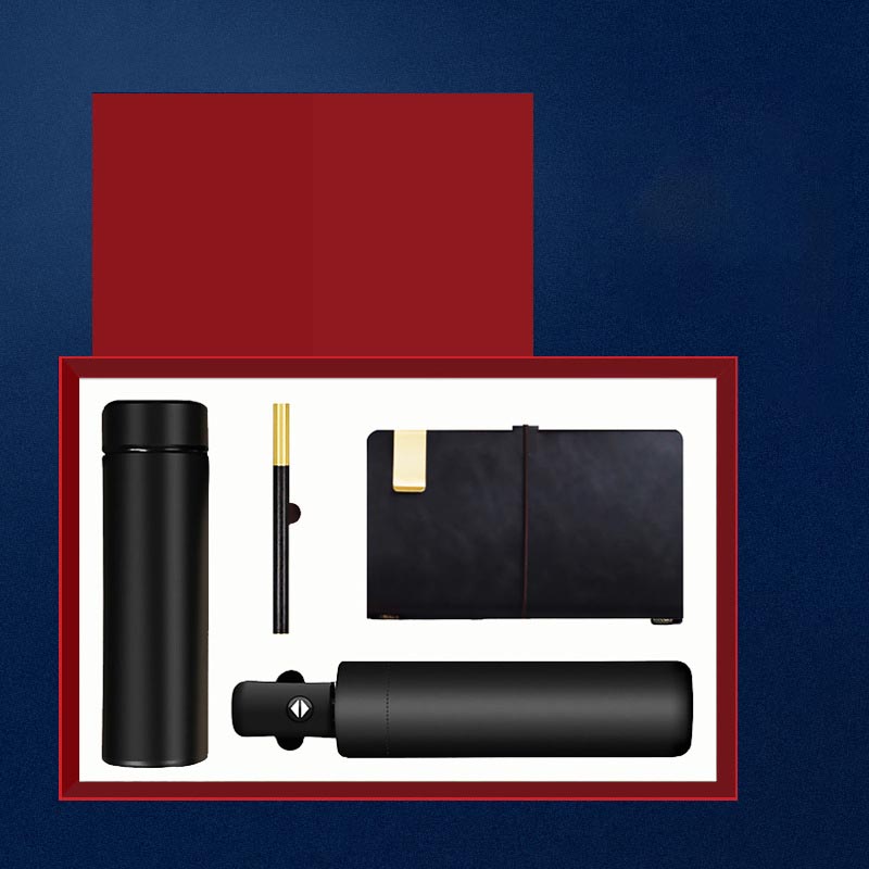 รับสกรีน รับผลิต ชุดของขวัญ ชุดกิ๊ฟเซ็ต giftset กระบอกน้ำ+ร่ม+สมุด+ปากกา