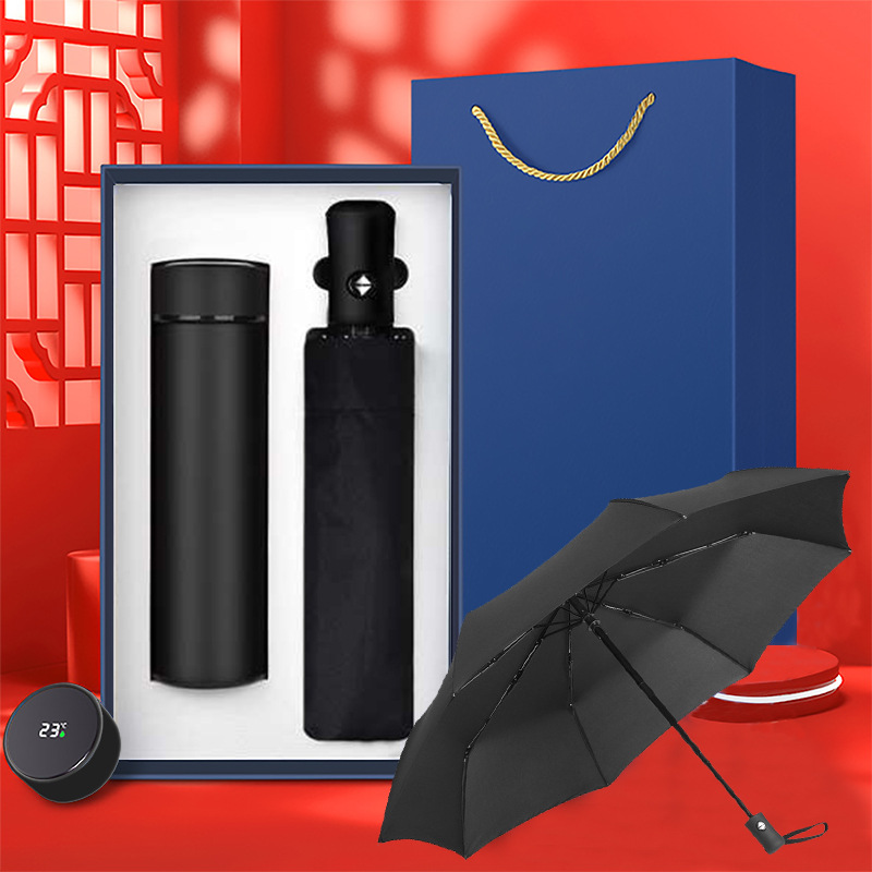 รับสกรีน รับผลิต ชุดของขวัญ ชุดกิ๊ฟเซ็ต giftset กระบอกน้ำ+ร่ม