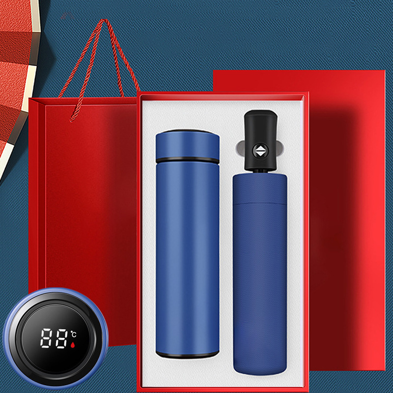รับสกรีน รับผลิต ชุดของขวัญ ชุดกิ๊ฟเซ็ต giftset กระบอกน้ำ+ร่ม
