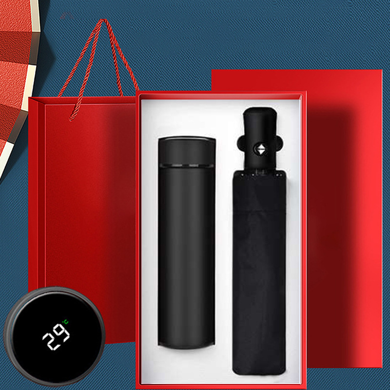 รับสกรีน รับผลิต ชุดของขวัญ ชุดกิ๊ฟเซ็ต giftset กระบอกน้ำ+ร่ม