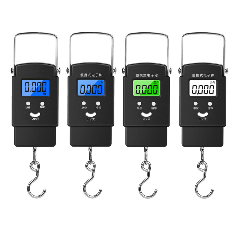 รับผลิต oem รับสกรีนโลโก้เครื่องชั่งน้ำหนักแบบพกพา น้ำหนักสูงสุด 50kg ที่ชั่งน้ำหนักกระเป๋าเดินทาง