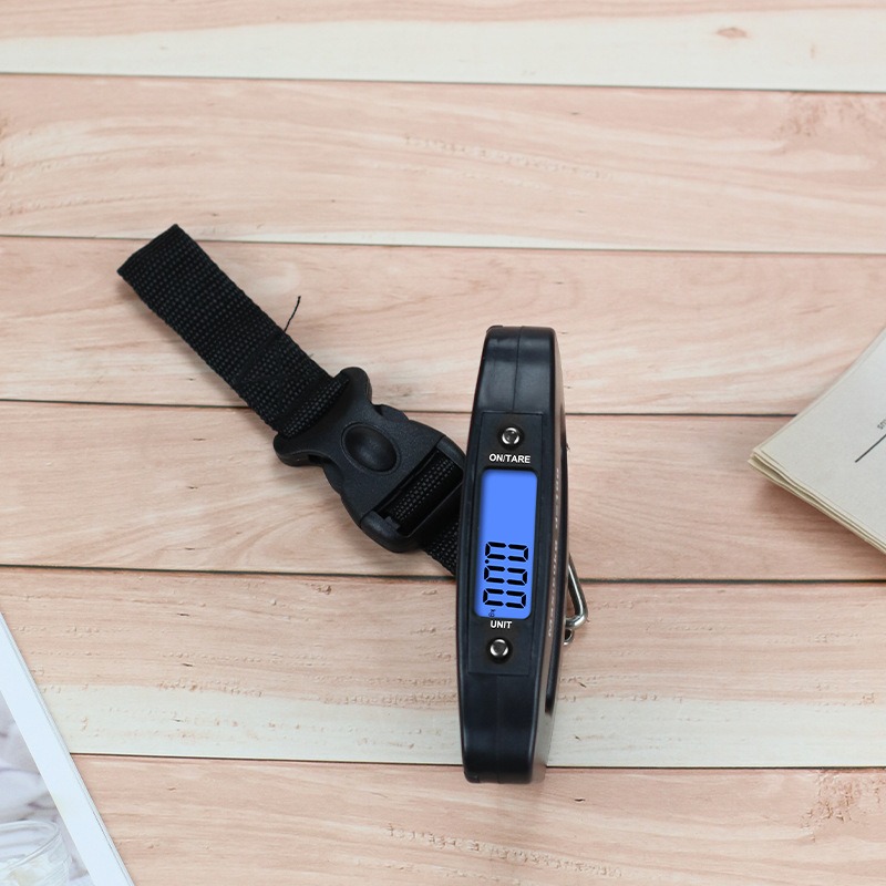 รับผลิต oem รับสกรีนโลโก้เครื่องชั่งน้ำหนักแบบพกพา น้ำหนักสูงสุด 50kg ที่ชั่งน้ำหนักกระเป๋าเดินทาง