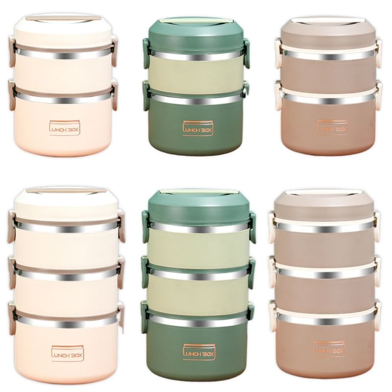 ปิ่นโตสแตนเลส Lunchbox stainless steel กล่องข้าว กล่องอาหาร