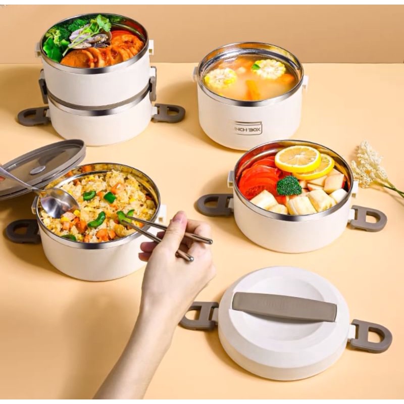 ปิ่นโตสแตนเลส Lunchbox stainless steel กล่องข้าว กล่องอาหาร