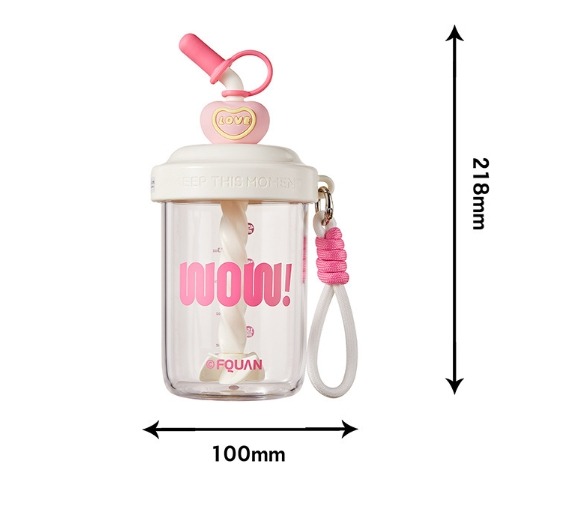 รับสกรีนโลโก้ แก้วพลาสติก 580ML กระบอกน้ำ แก้วน้ำ แก้วน้ำแบบใส แก้วราคาถูก