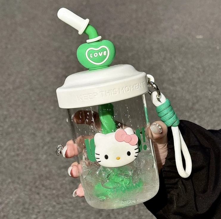 รับสกรีนโลโก้ แก้วพลาสติก 580ML กระบอกน้ำ แก้วน้ำ แก้วน้ำแบบใส แก้วราคาถูก
