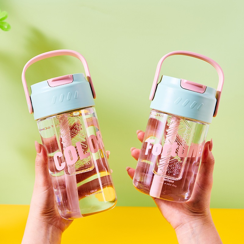 รับสกรีนโลโก้ แก้วพลาสติก 550-700ML กระบอกน้ำ แก้วน้ำ แก้วน้ำแบบใส แก้วราคาถูก