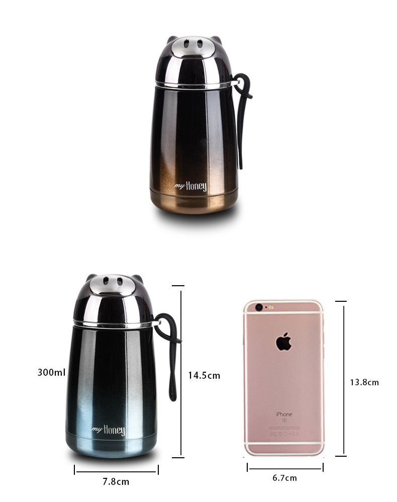 แก้วเก็บความร้อน-เย็น สแตนเลส 304 ความจุ 300ml