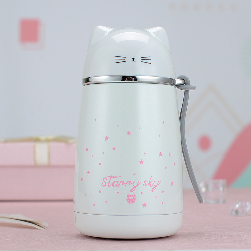กระบอกน้ำ แก้วเก็บความร้อน-เย็น สแตนเลส 304 ความจุ 350ml-520ml