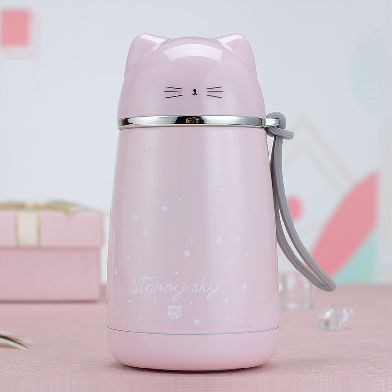 กระบอกน้ำ แก้วเก็บความร้อน-เย็น สแตนเลส 304 ความจุ 350ml-520ml