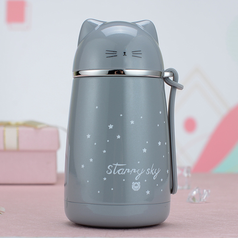 กระบอกน้ำ แก้วเก็บความร้อน-เย็น สแตนเลส 304 ความจุ 350ml-520ml