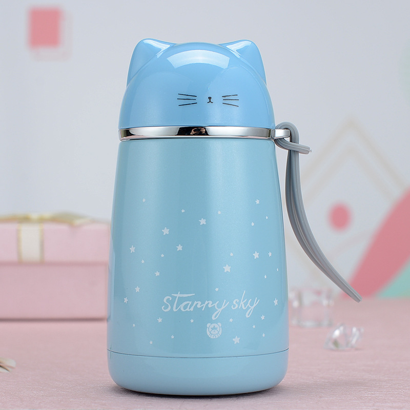 กระบอกน้ำ แก้วเก็บความร้อน-เย็น สแตนเลส 304 ความจุ 350ml-520ml